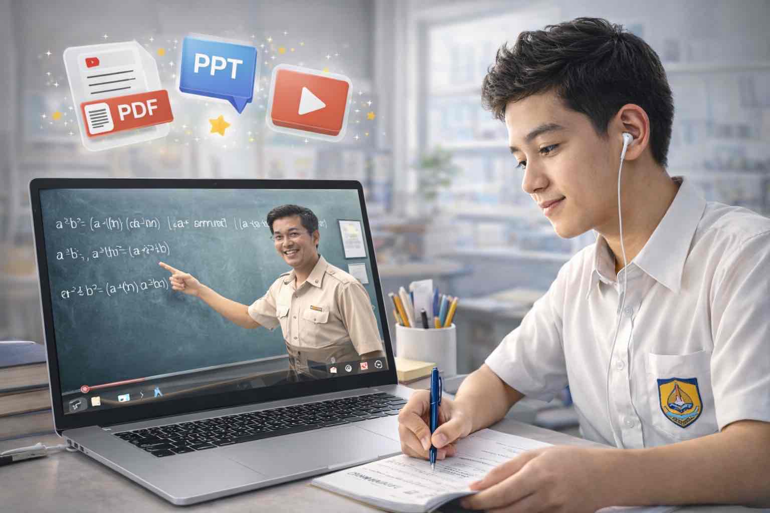 Konten Pembelajaran Fidukasi — Video, PDF, PPT untuk belajar lebih efektif